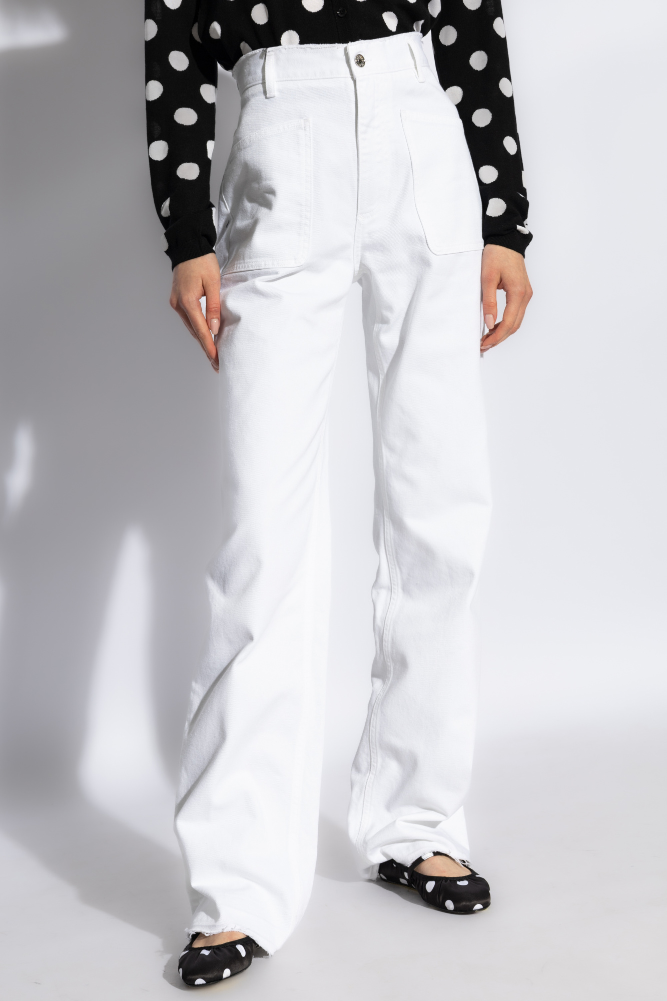 Dolce & Gabbana WHITE JEANS WITH A `VINTAGE` EFFECT ジーンズ White Jeans with vintage effect Dolce & Gabbana - Vitkac Italy